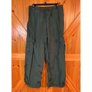 Double Zero Women Dark Green Cargo Pants Size Medium (0329)